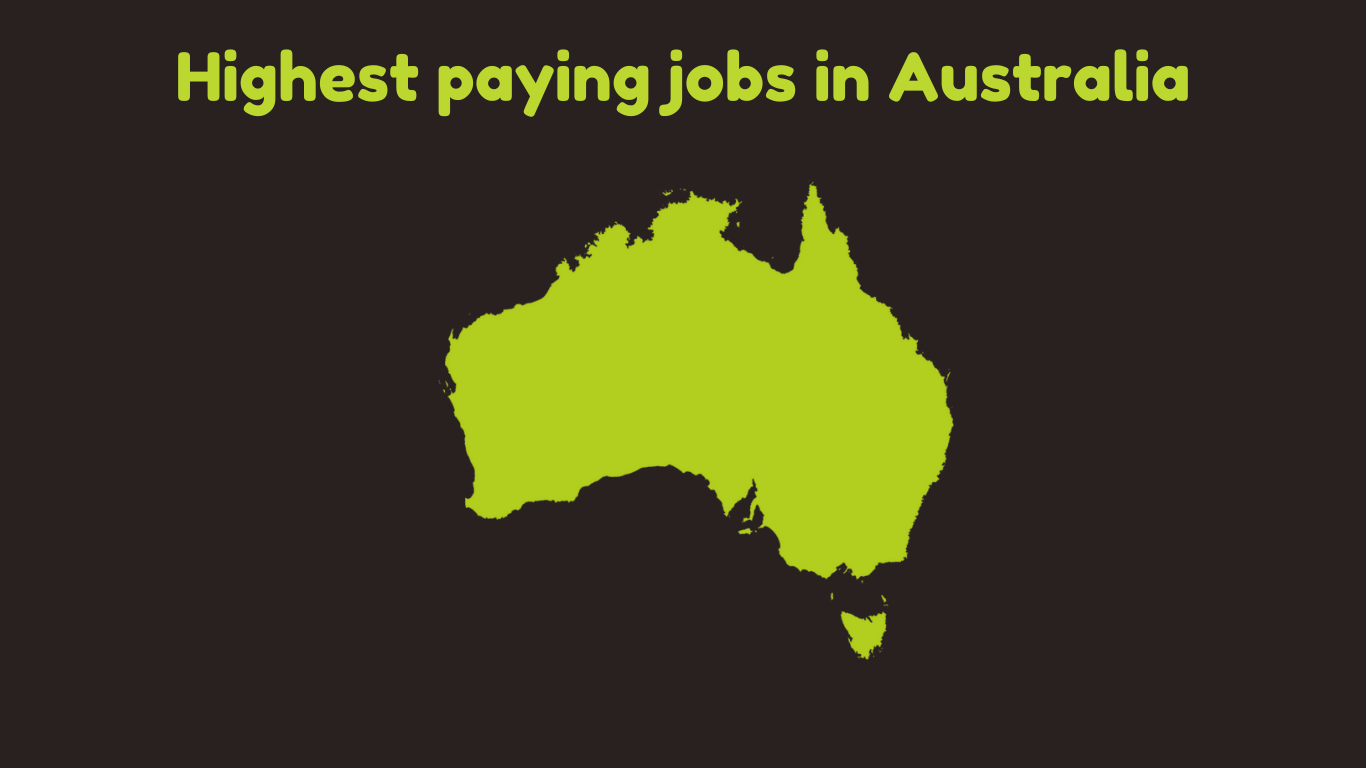 Highest paying jobs in Australia in 2024