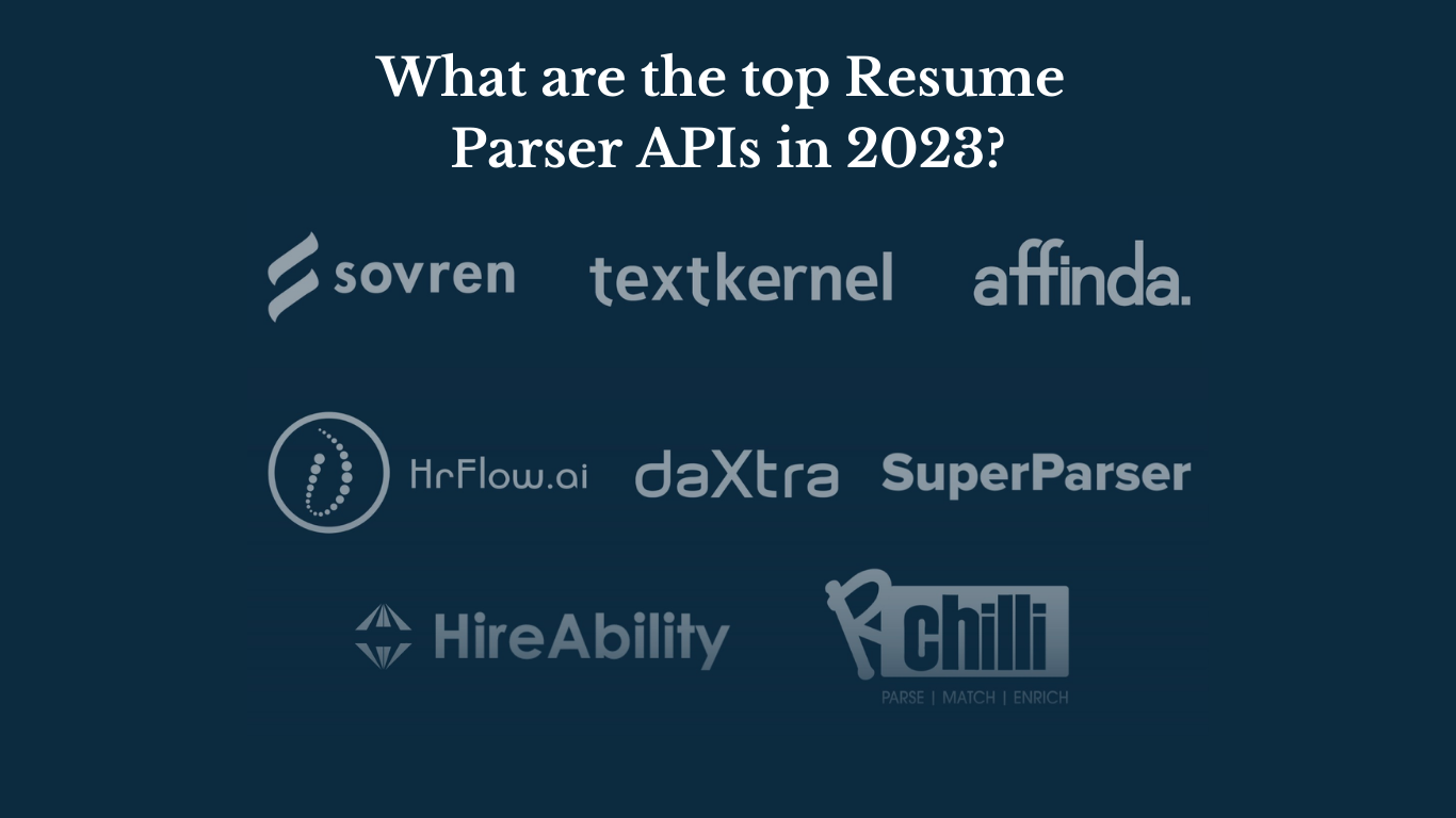 Best Resume Parsers with APIs