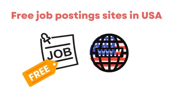What are top 5 free job posting sites in the USA?