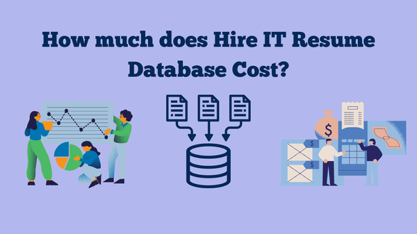 How much does Hire IT resume database cost?