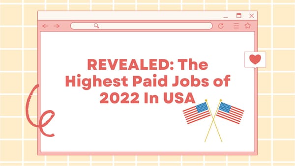 Highest Paid Jobs in USA