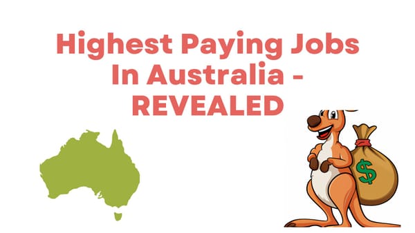 Highest Paying Jobs In Australia