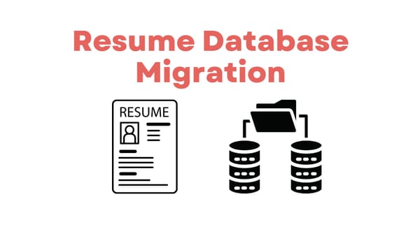 Resume Database Migration