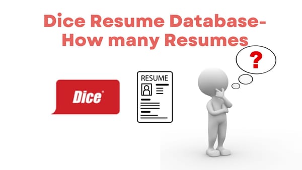 Dice Resume Database