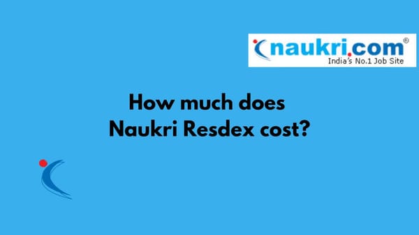 How much does Naukri Resdex cost?