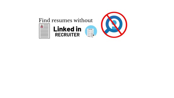 How do I find candidates without LinkedIn recruiter?