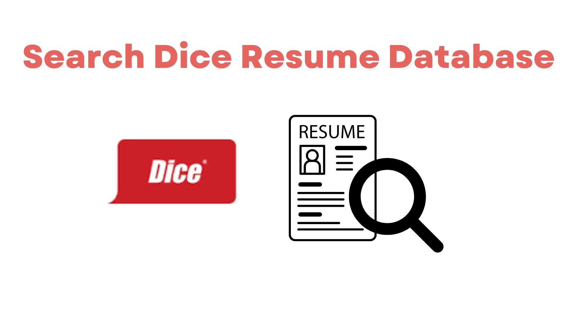 How do I search resumes on Dice?
